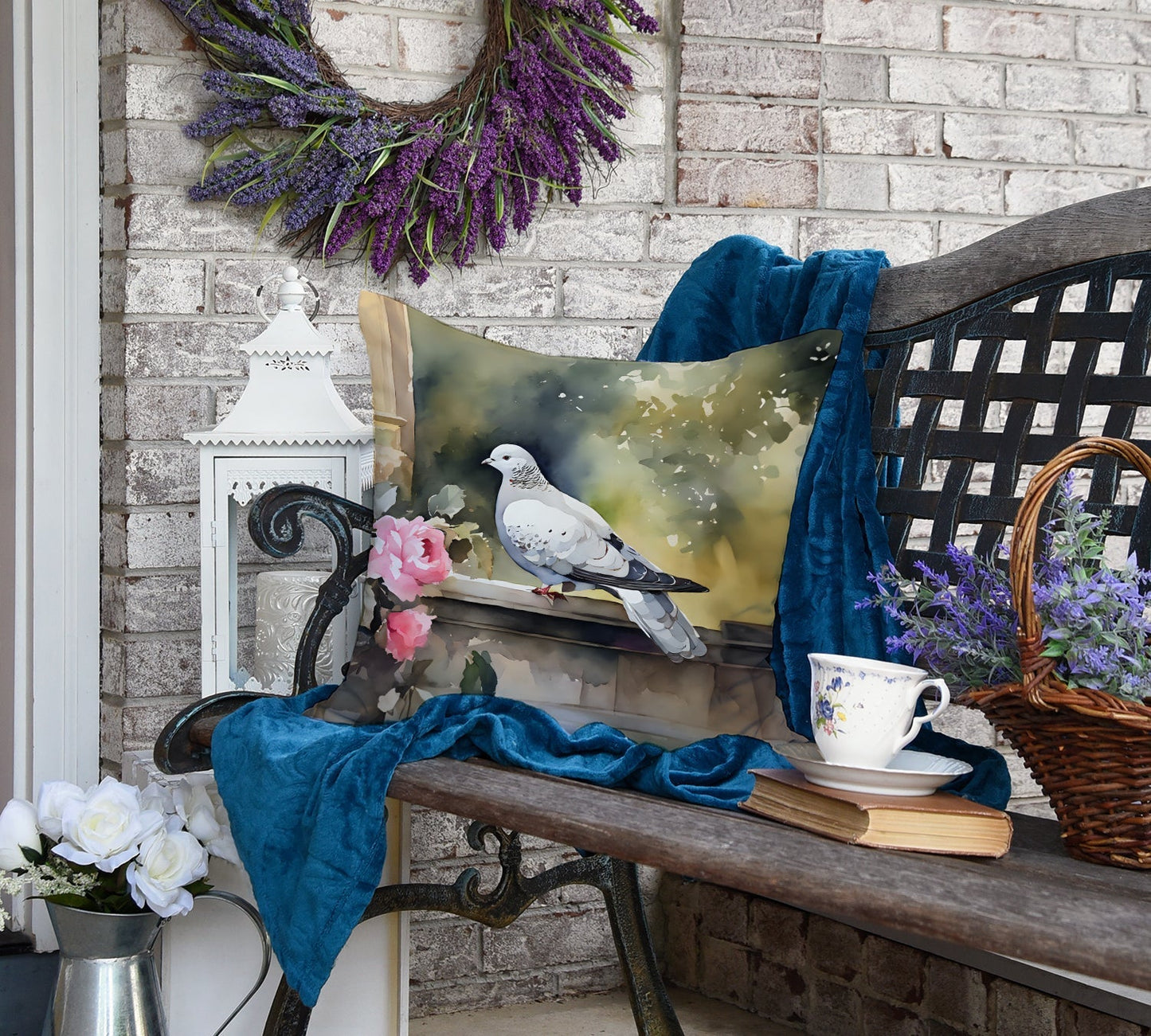 Pigeon Throw Pillow - One Color / One Size - Home & Garden - Home Textile - Pillows