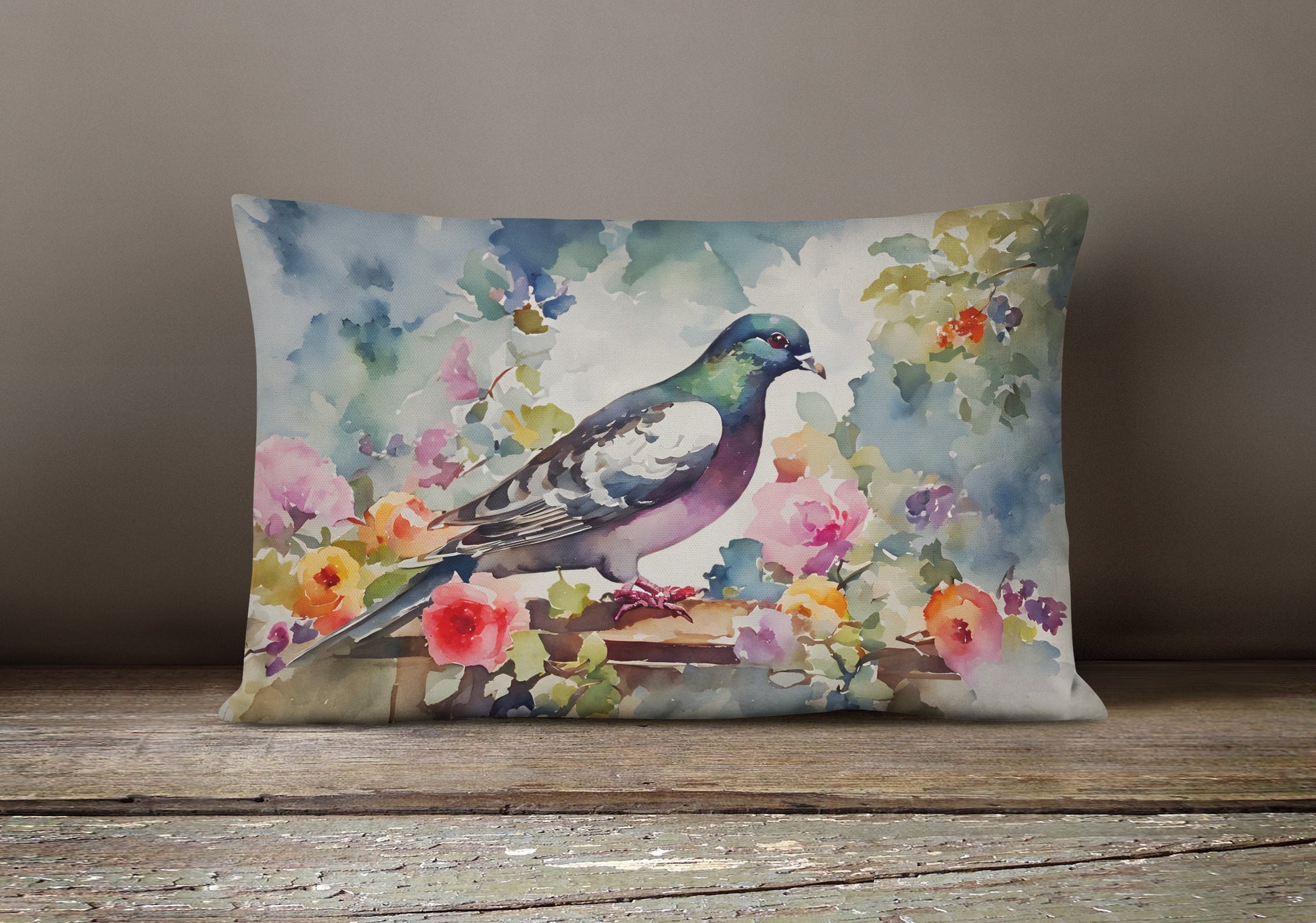 Pigeon Throw Pillow - One Color / One Size - Home & Garden - Home Textile - Pillows