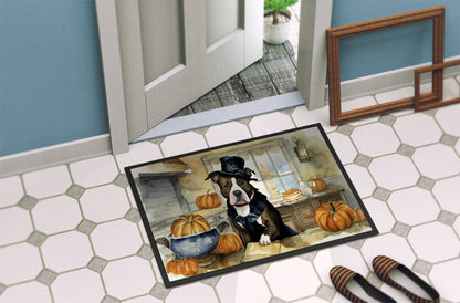 Pit Bull Terrier Fall Kitchen Pumpkins Doormat - One Color / One Size - Home & Garden - Home Textile - Carpets & Rugs
