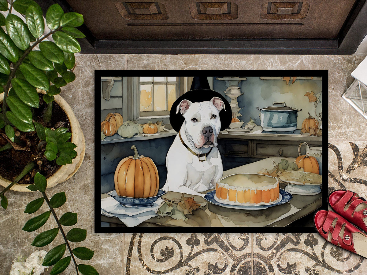 Pit Bull Terrier Fall Kitchen Pumpkins Doormat - One Color / One Size - Home & Garden - Home Textile - Carpets & Rugs