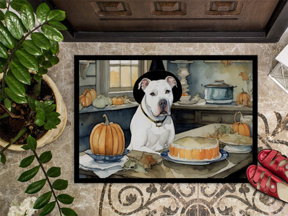 Pit Bull Terrier Fall Kitchen Pumpkins Doormat - One Color / One Size - Home & Garden - Home Textile - Carpets & Rugs