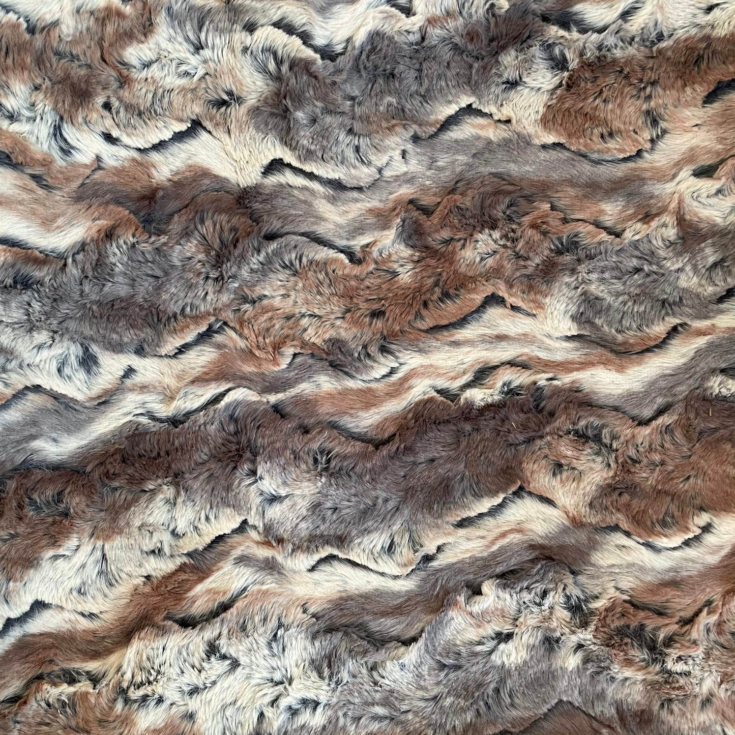 Plutus Brown Wild Rabbit Faux Fur Luxury Throw Blanket - Home & Garden - Home Textile - Bedding