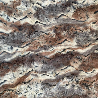 Plutus Brown Wild Rabbit Faux Fur Luxury Throw Blanket - Home & Garden - Home Textile - Bedding