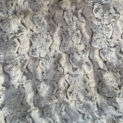 Plutus Silver Wild Rabbit Faux Fur Luxury Throw Blanket - Home & Garden - Home Textile - Bedding