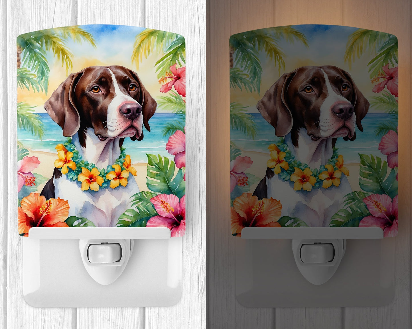 Pointer Luau Ceramic Night Light - One Color / One Size - Home & Garden - Home Improvement - Lights & Lighting - Night