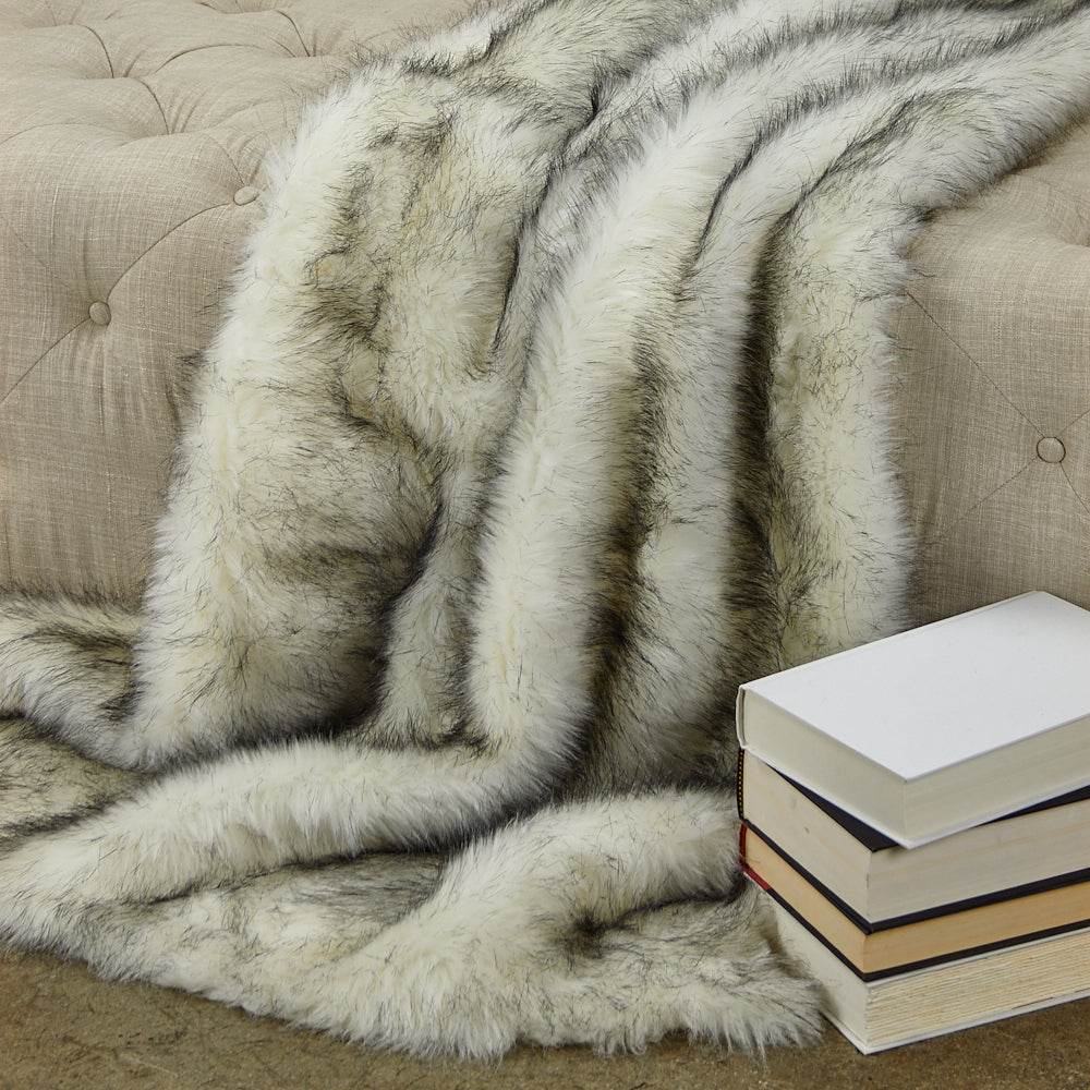 Polar Bear Faux Fur Luxury Throw Blanket - Home & Garden - Home Textile - Bedding