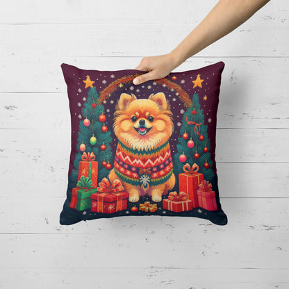 Pomeranian Christmas Throw Pillow - One Color / One Size - Home & Garden - Home Textile - Pillows