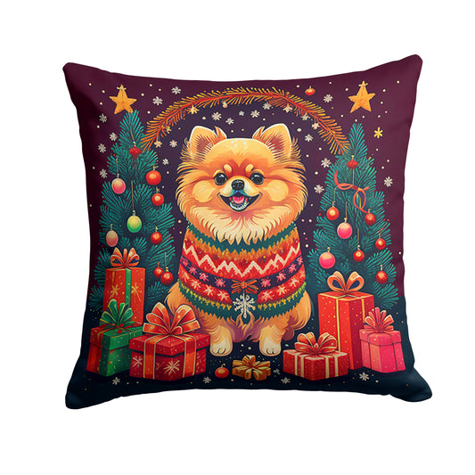 Pomeranian Christmas Throw Pillow - One Color / One Size - Home & Garden - Home Textile - Pillows