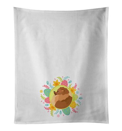Pomeranian Easter Kitchen Towel Set of 2 - One Color / One Size - Home & Garden - Home Textile - Towels