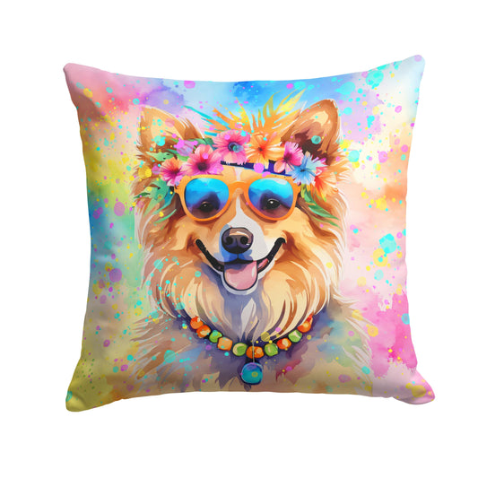 Pomeranian Hippie Dawg Throw Pillow - One Color / One Size - Home & Garden - Home Textile - Pillows