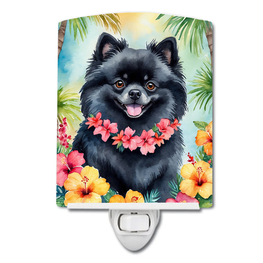 Pomeranian Luau Ceramic Night Light - One Color / One Size - Home & Garden - Home Improvement - Lights & Lighting