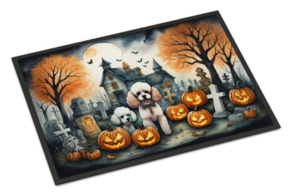 Poodle Spooky Halloween Doormat - One Color / One Size - Home & Garden - Home Textile - Carpets & Rugs