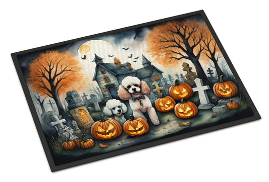 Poodle Spooky Halloween Doormat - One Color / One Size - Home & Garden - Home Textile - Carpets & Rugs
