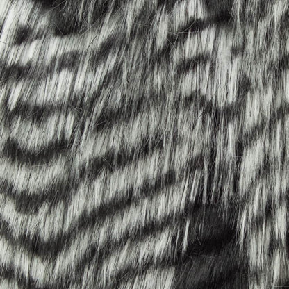 Porcupine Grey and Silver Faux Fur Luxury Throw Blanket - Home & Garden - Home Textile - Bedding