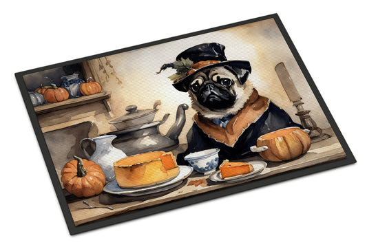 Pug Fall Kitchen Pumpkins Doormat - One Color / One Size - Home & Garden - Home Textile - Carpets & Rugs