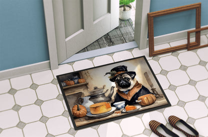 Pug Fall Kitchen Pumpkins Doormat - One Color / One Size - Home & Garden - Home Textile - Carpets & Rugs