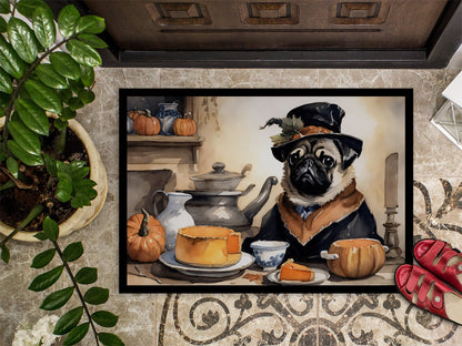 Pug Fall Kitchen Pumpkins Doormat - One Color / One Size - Home & Garden - Home Textile - Carpets & Rugs