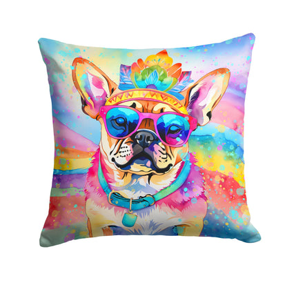 Pug Hippie Dawg Throw Pillow - One Color / One Size - Home & Garden - Home Textile - Pillows