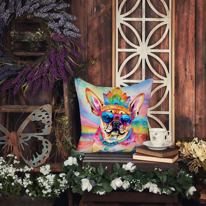 Pug Hippie Dawg Throw Pillow - One Color / One Size - Home & Garden - Home Textile - Pillows