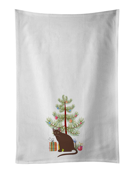 Raas Cat Christmas Kitchen Towel Set of 2 - One Color / One Size - Home & Garden - Home Textile - Towels
