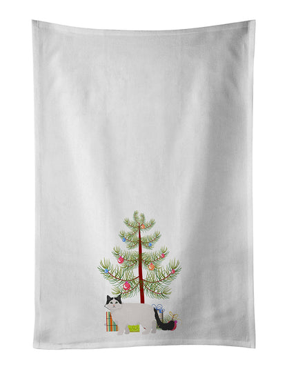 Ragamuffin Cat Christmas Kitchen Towel Set of 2 - One Color / One Size - Home & Garden - Home Textile - Towels