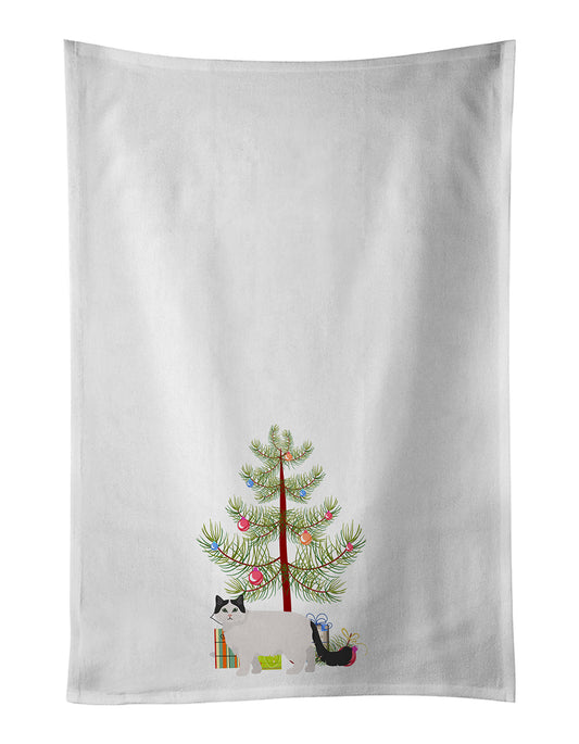 Ragamuffin Cat Christmas Kitchen Towel Set of 2 - One Color / One Size - Home & Garden - Home Textile - Towels