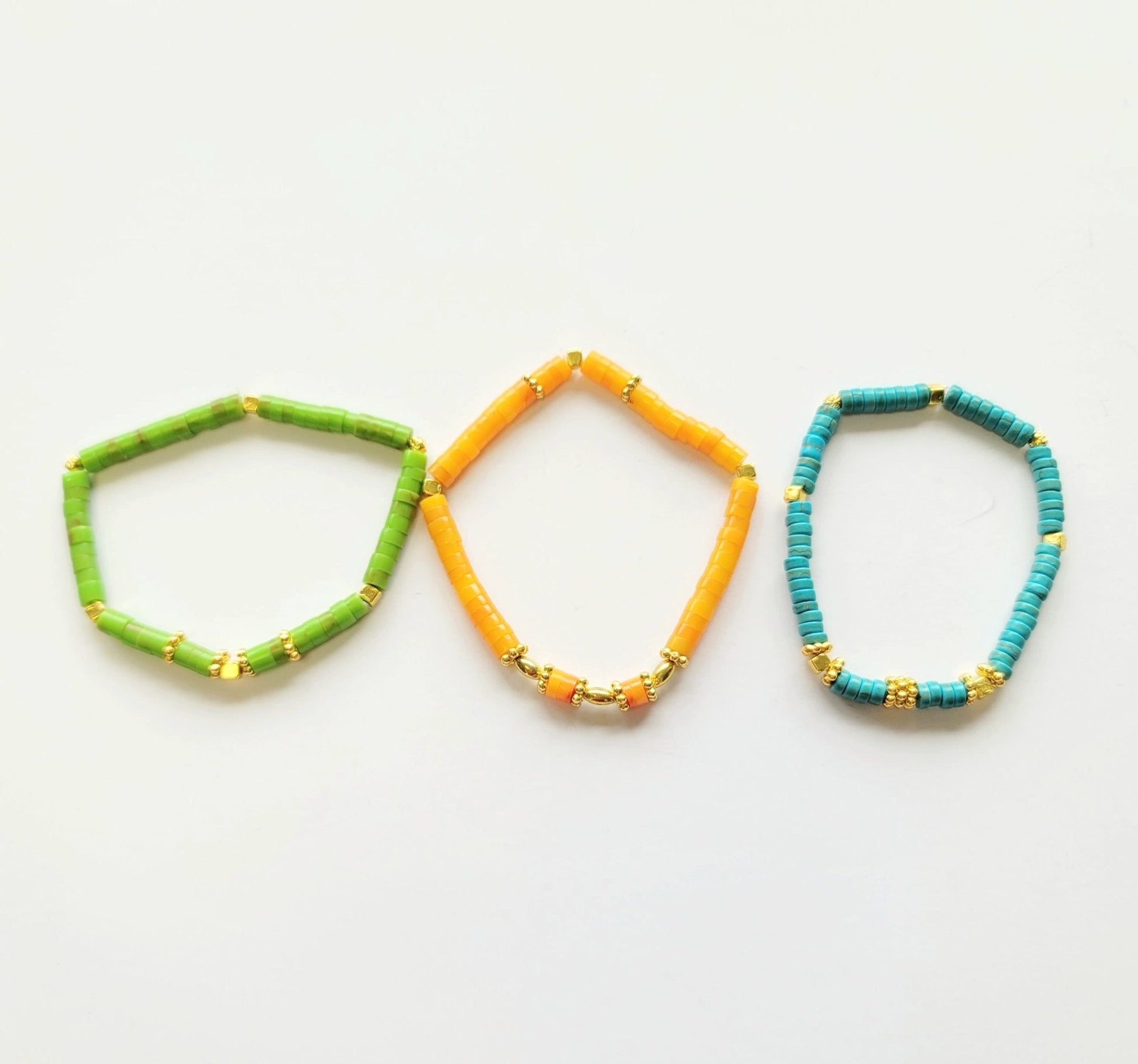 Rainbow Gemstone Bracelets - Jewelry & Accessories - Bracelets & Bangles - Strand Bracelets