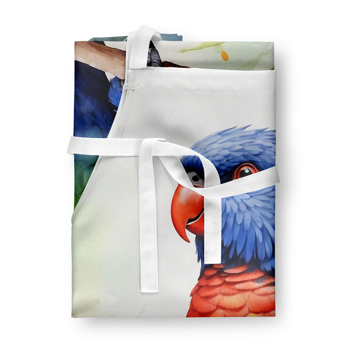 Rainbow Lorikeet Apron - One Color / One Size - Home & Garden - Kitchen Dining & Bar - Table Decoration & Accessories