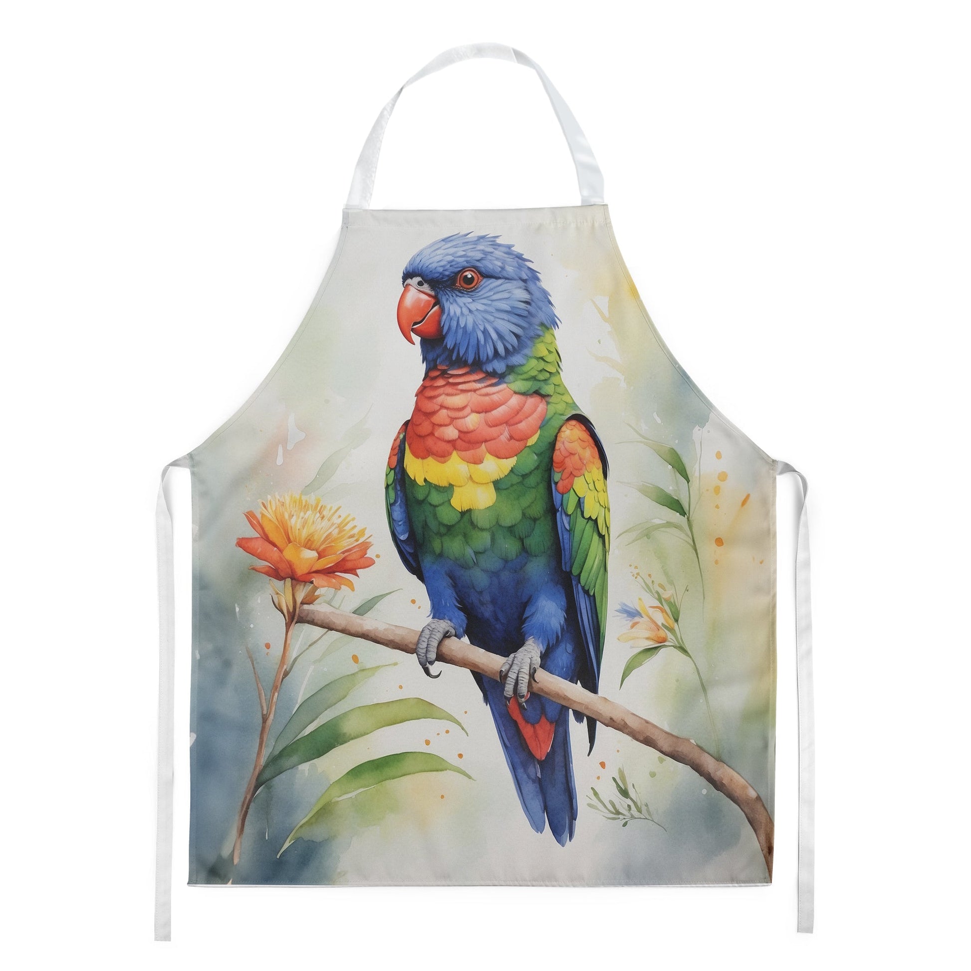 Rainbow Lorikeet Apron - One Color / One Size - Home & Garden - Kitchen Dining & Bar - Table Decoration & Accessories
