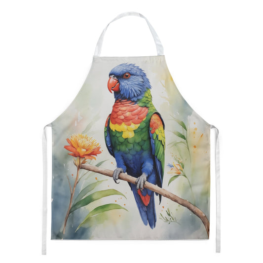 Rainbow Lorikeet Apron - One Color / One Size - Home & Garden - Kitchen Dining & Bar - Table Decoration & Accessories