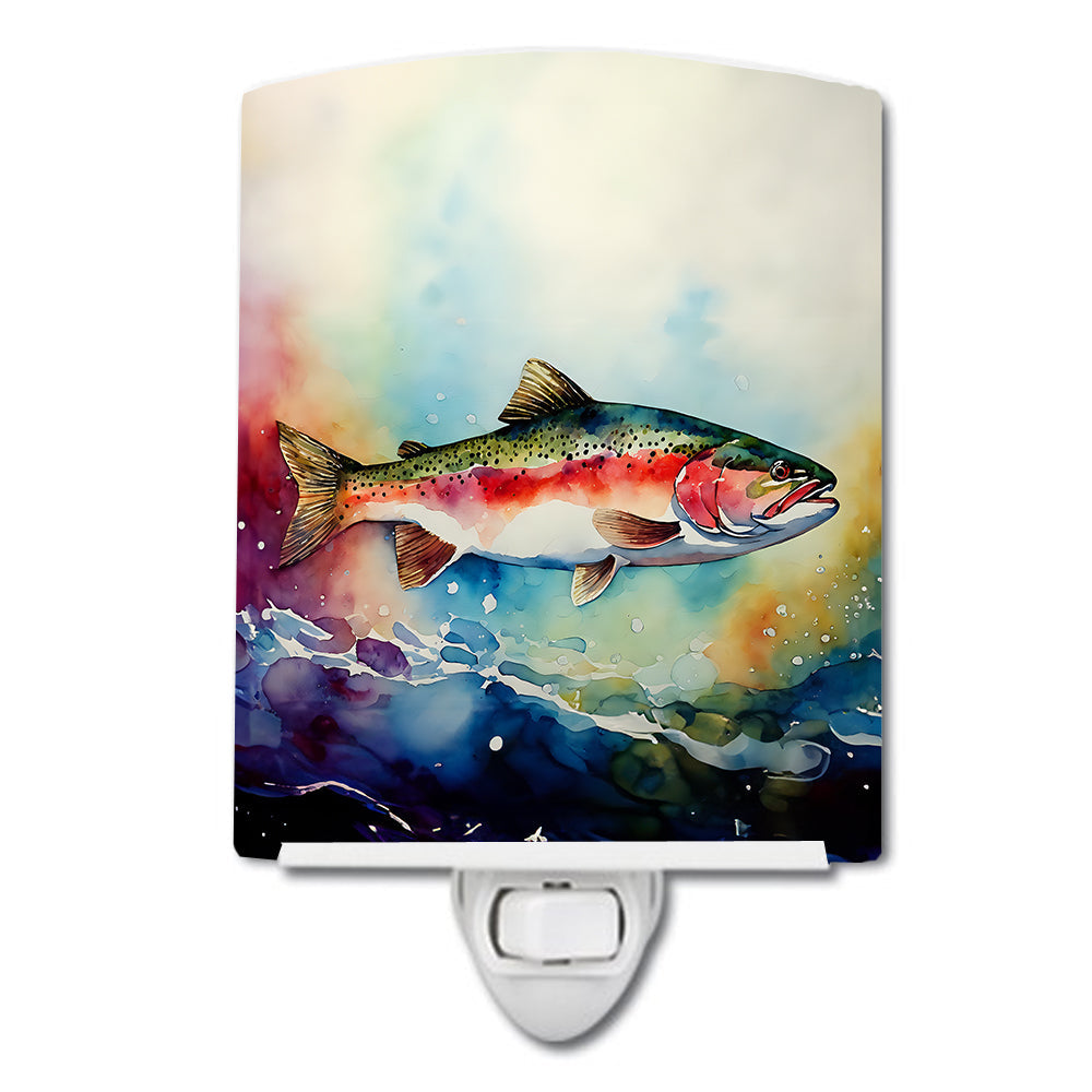 Rainbow Trout Ceramic Night Light - One Color / One Size - Home & Garden - Home Improvement - Lights & Lighting - Night