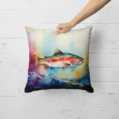 Rainbow Trout Throw Pillow - One Color / One Size - Home & Garden - Home Textile - Pillows