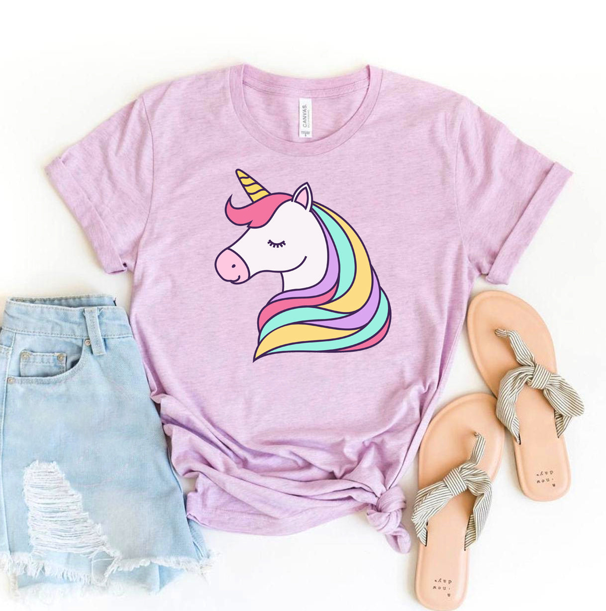 Rainbow Unicorn T-Shirt - Women’s Fashion - Women’s Clothing - Tops & Tees - T-Shirts