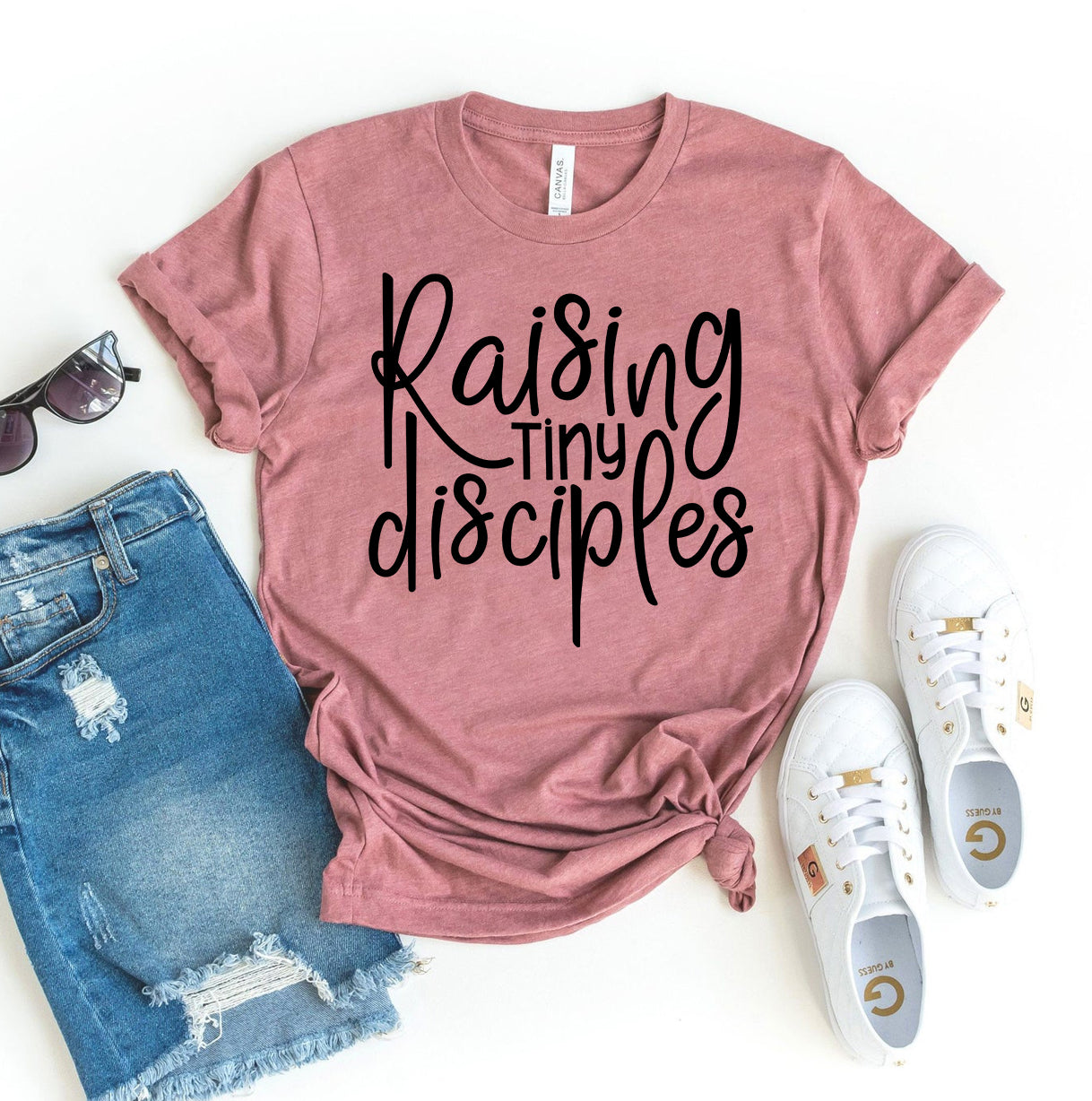 Raising Tiny Disciples T-Shirt - Women’s Fashion - Women’s Clothing - Tops & Tees - T-Shirts