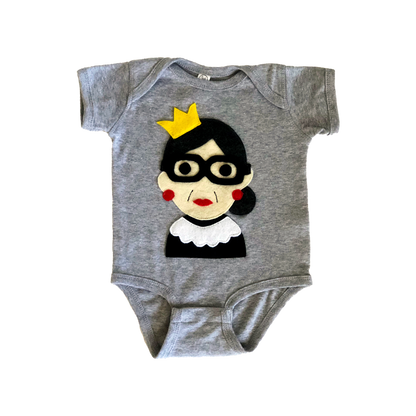 RBG - Infant Bodysuit - Gray - Kids & Babies - Mother & Kids - Girls’ Baby Clothing - Bodysuits & One-Pieces