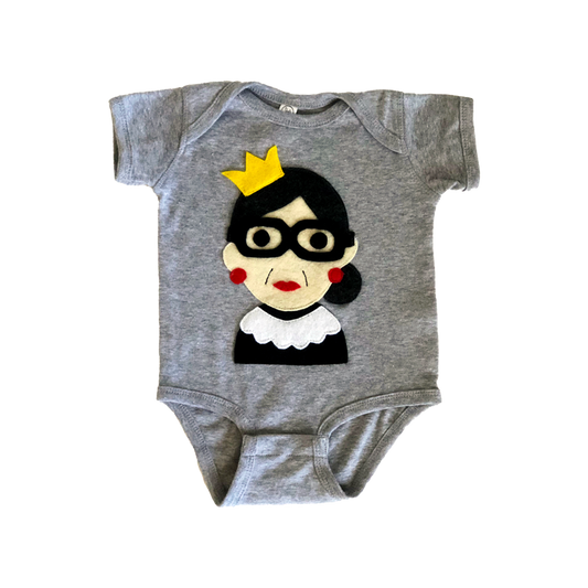 RBG - Infant Bodysuit - Gray - Kids & Babies - Mother & Kids - Girls’ Baby Clothing - Bodysuits & One-Pieces