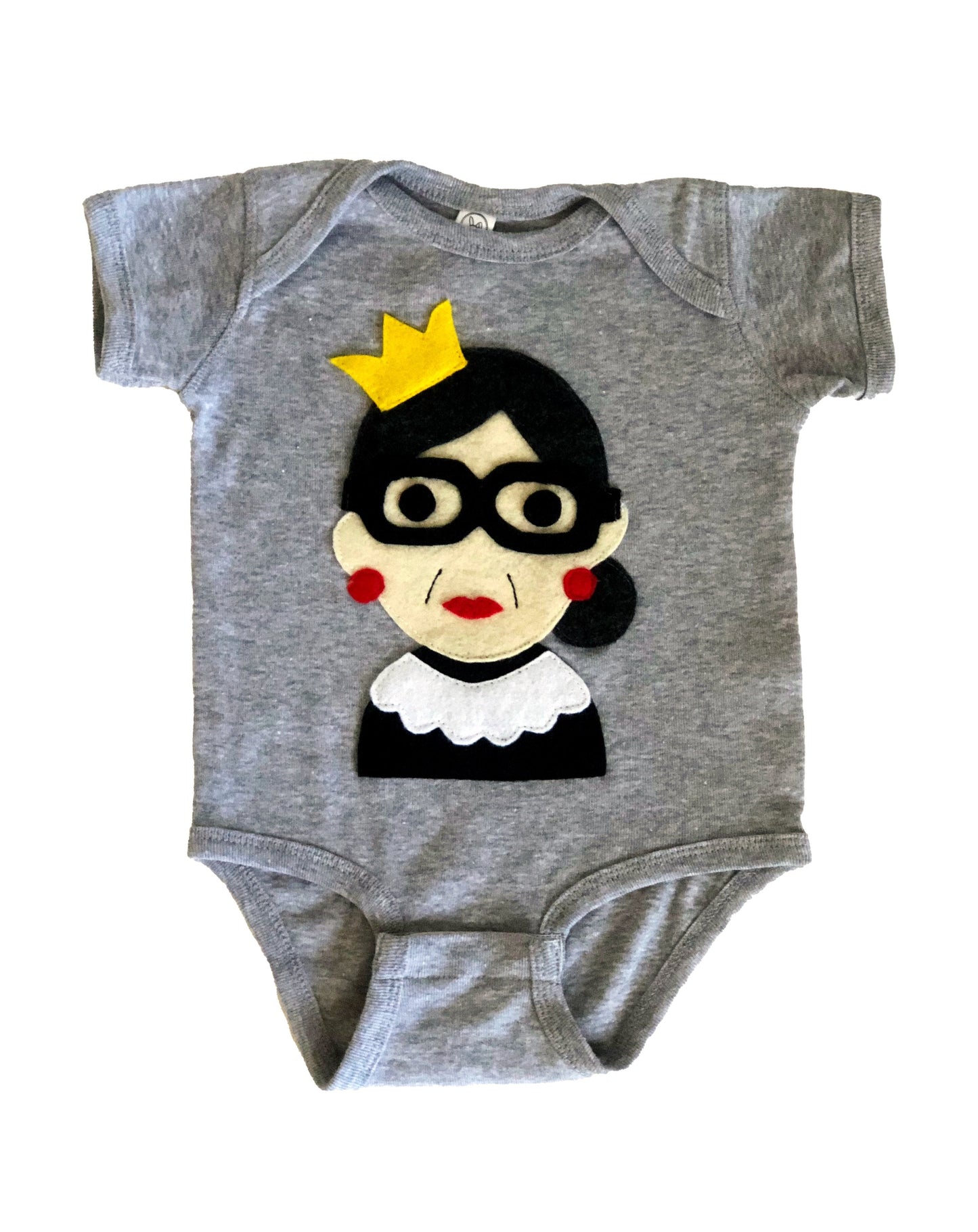 RBG - Infant Bodysuit - Gray - Kids & Babies - Mother & Kids - Girls’ Baby Clothing - Bodysuits & One-Pieces