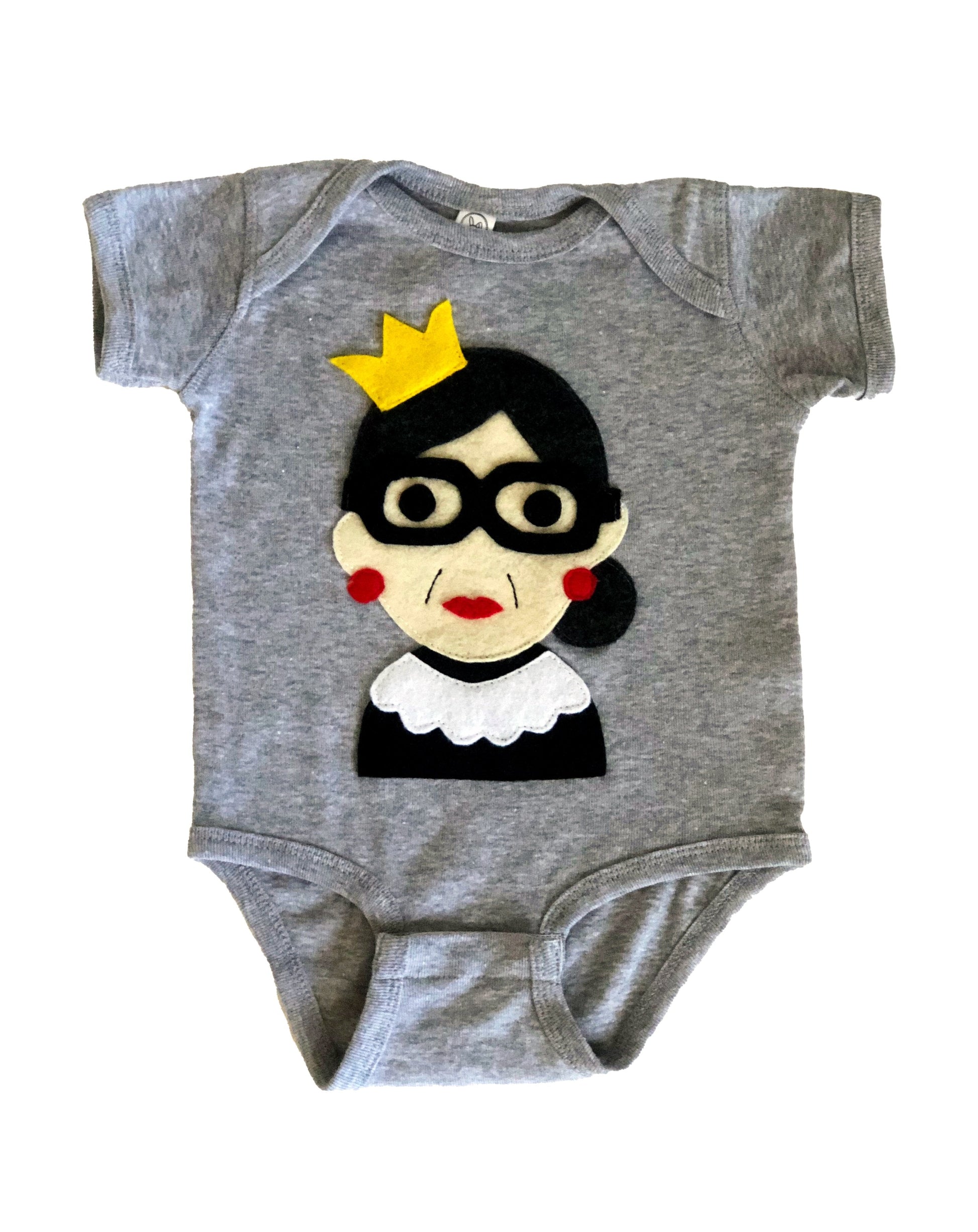 RBG - Infant Bodysuit - Gray - Kids & Babies - Mother & Kids - Girls’ Baby Clothing - Bodysuits & One-Pieces