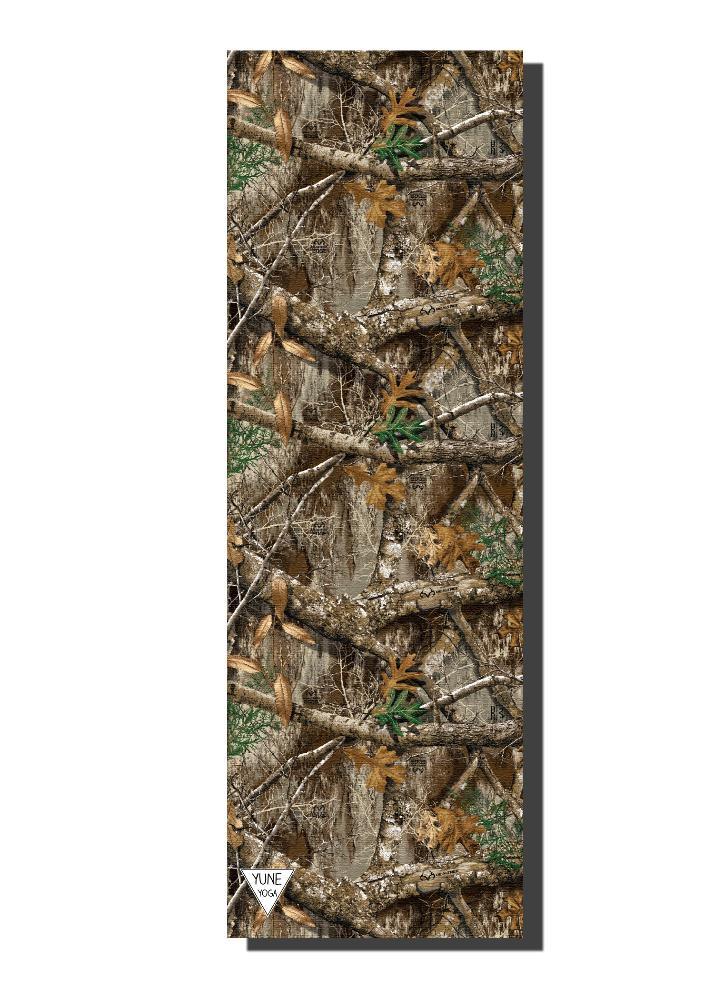 Realtree X Yune Yoga Edge Pattern Mat – Eco-Friendly Non-Slip 6mm PER Yoga Mat - One Color / One Size - Sports &