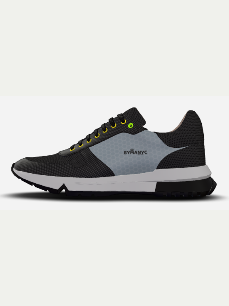 Recycled Sneakers Sport BYMANYC® New York PARK AVENUE POLISH - Women’s Fashion - Women’s Shoes - Slippers
