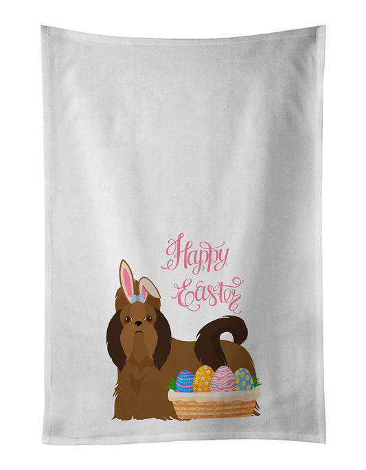 Red Shih Tzu Easter Kitchen Towel Set of 2 - One Color / One Size - Home & Garden - Home Textile - Towels