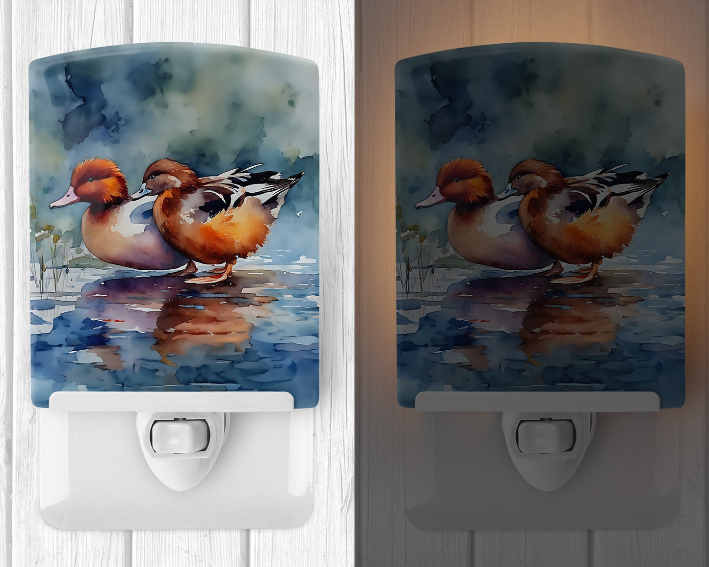 Redhead Duck Ceramic Night Light - One Color / One Size - Home & Garden - Home Improvement - Lights & Lighting - Night