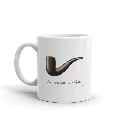 Rene Magritte This Is Not a Pipe 1929 Artwork Mug - 11oz (325mL) - Home & Garden - Kitchen Dining & Bar - Drinkware