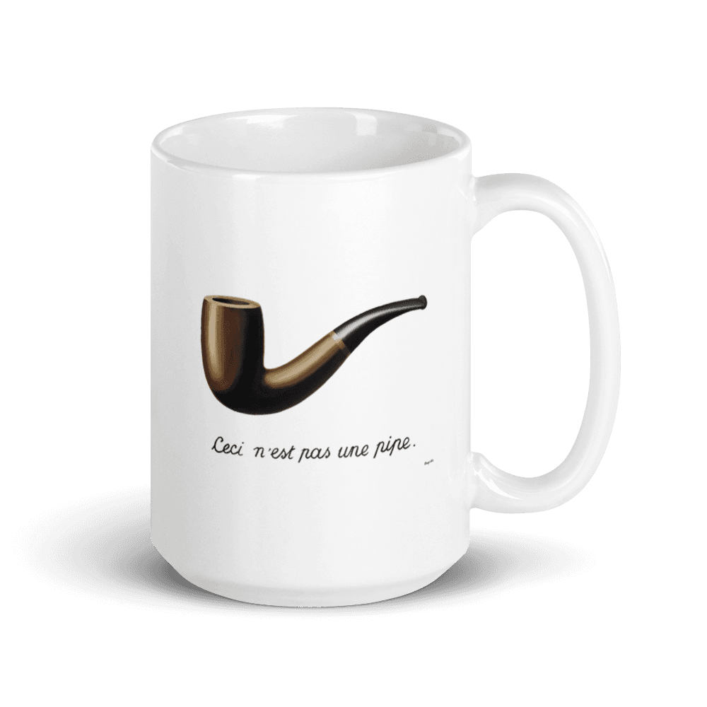 Rene Magritte This Is Not a Pipe 1929 Artwork Mug - Home & Garden - Kitchen Dining & Bar - Drinkware