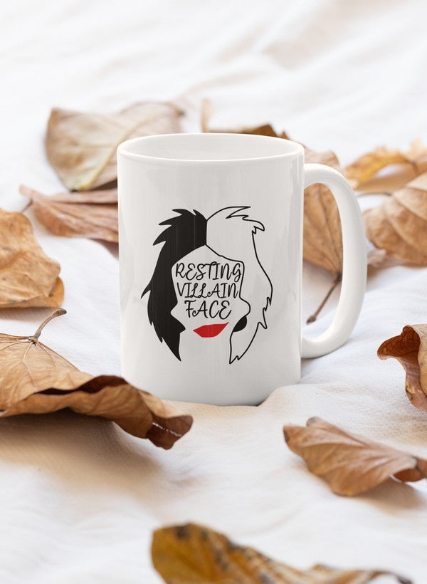 Resting Villain Face Mug - One Color / One Size - Home & Garden - Kitchen Dining & Bar - Coffeeware