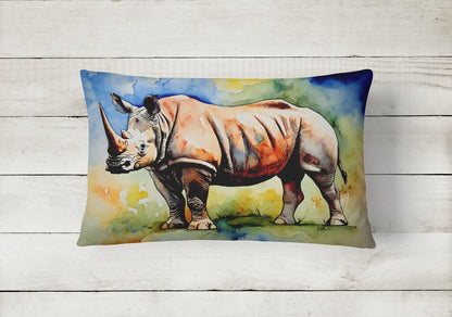 Rhinoceros Throw Pillow - One Color / One Size - Home & Garden - Home Textile - Pillows