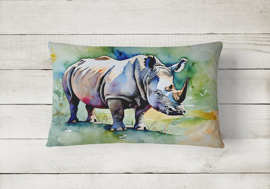Rhinoceros Throw Pillow - One Color / One Size - Home & Garden - Home Textile - Pillows