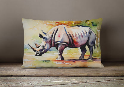 Rhinoceros Throw Pillow - One Color / One Size - Home & Garden - Home Textile - Pillows