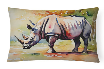 Rhinoceros Throw Pillow - One Color / One Size - Home & Garden - Home Textile - Pillows