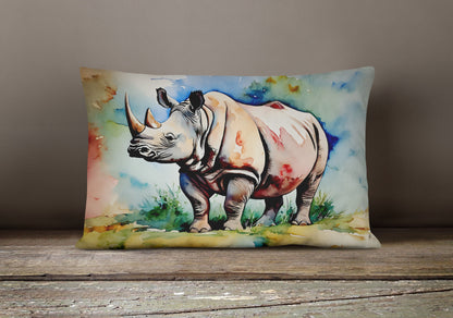 Rhinoceros Throw Pillow - One Color / One Size - Home & Garden - Home Textile - Pillows